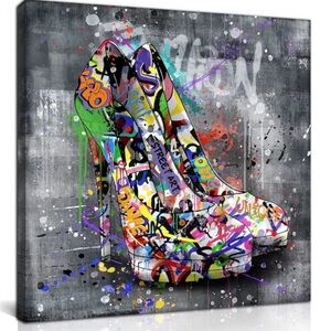 Graffiti Art High Heels
